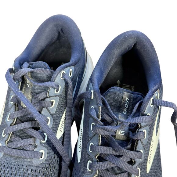Brooks Ghost 15 Navy Running Shoes Diabetic Certified Size 8 - Picture 7 of 11